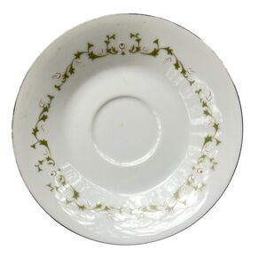 One Replacement Saucer Sheffield Elegance 502 Delicate Green Floral